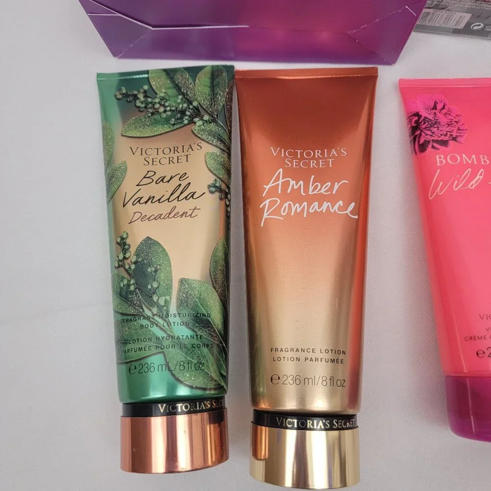 VICTORIAS SECRET Lotion Mixed Bundle Bombshell Love Spell PREMIER GUESS Cologne